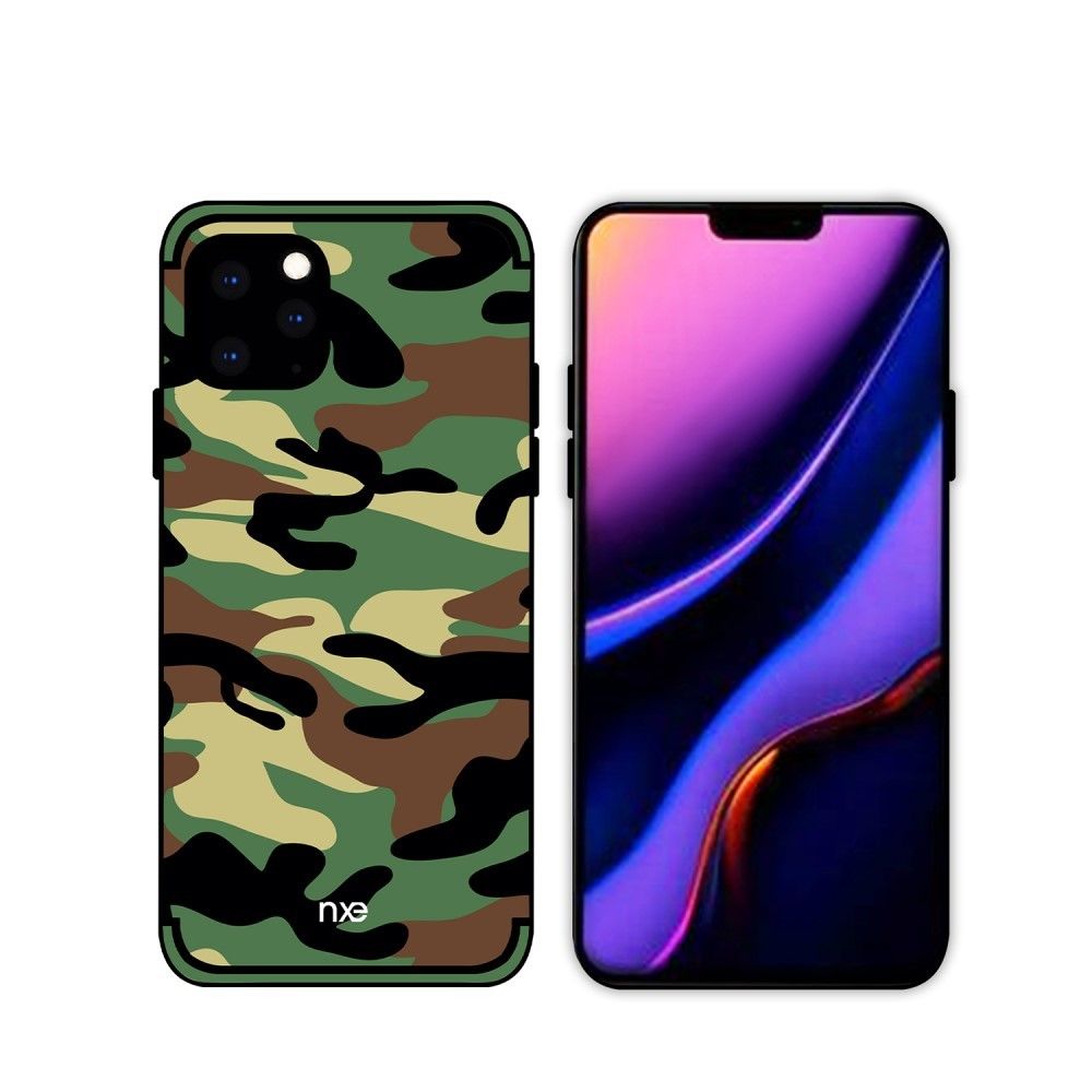 Nxe - Coque en TPU camouflage vert foncé pour votre Apple iPhone XR 6.1 pouces - Coque, étui smartphone