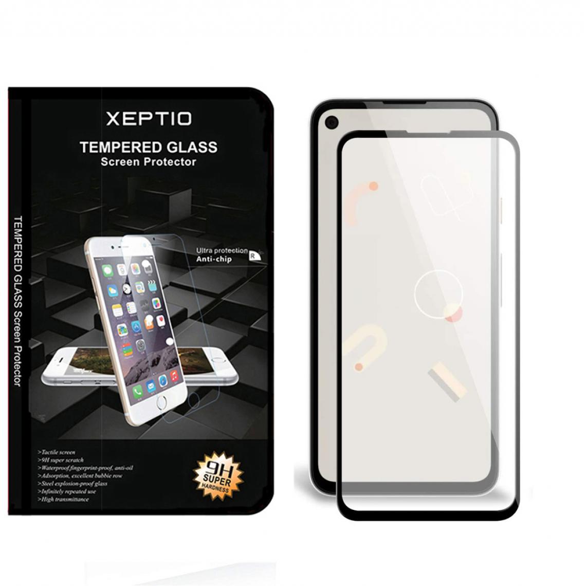 Xeptio - Google Pixel 4A 4G vitre protection écran noir - Protection écran smartphone