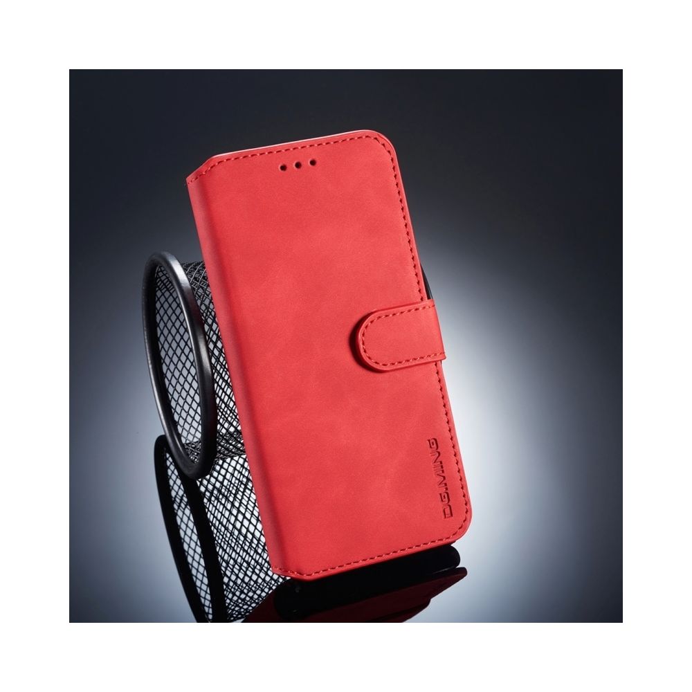 Wewoo - Housse Coque Etui à rabat horizontal côté huile pour HuP20 Pro, avec support et emplacements de cartes porte-monnaie (Rouge) - Coque, étui smartphone