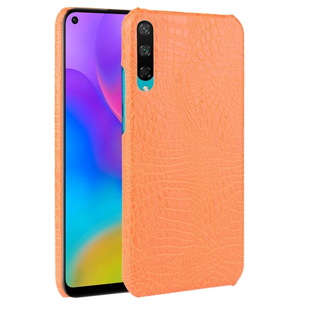 Wewoo - Coque Pour Huawei Enjoy 10 Shockproof Crocodile Texture PC + PU Case Orange - Coque, étui smartphone