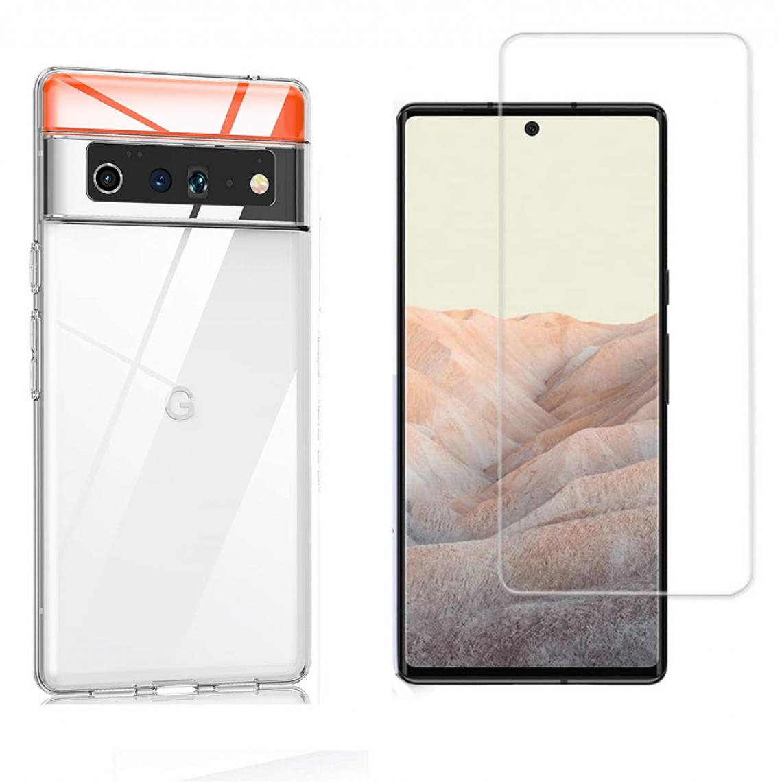 Xeptio - Google Pixel 6 PRO 5G gel tpu et vitre - Coque, étui smartphone