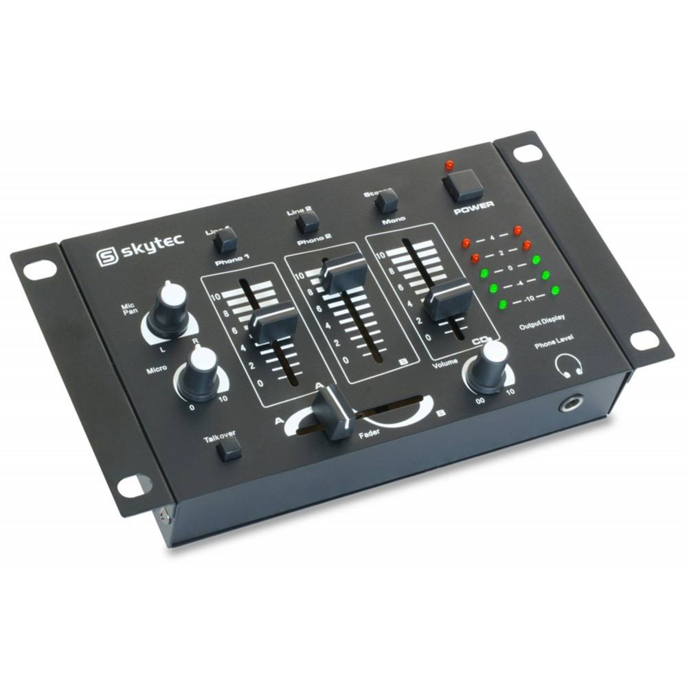 Skytec - Table de mixage 4 canaux - noir - SKYTEC STM-2211B - Tables de mixage