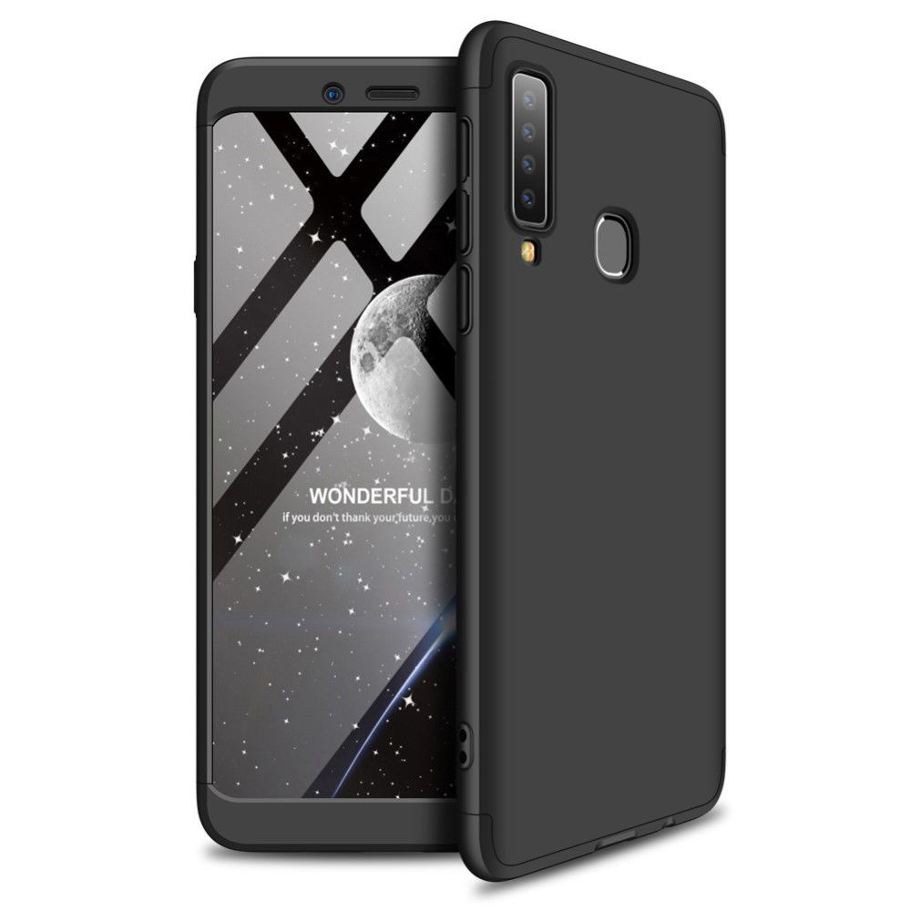marque generique - Coque en TPU détachable 3-pièces matte dur noir pour votre Samsung Galaxy A9 (2018)/A9 Star Pro/A9s - Autres accessoires smartphone