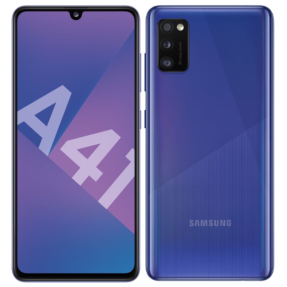 Samsung - Galaxy A41 - 64 Go - Bleu prismatique - Smartphone Android