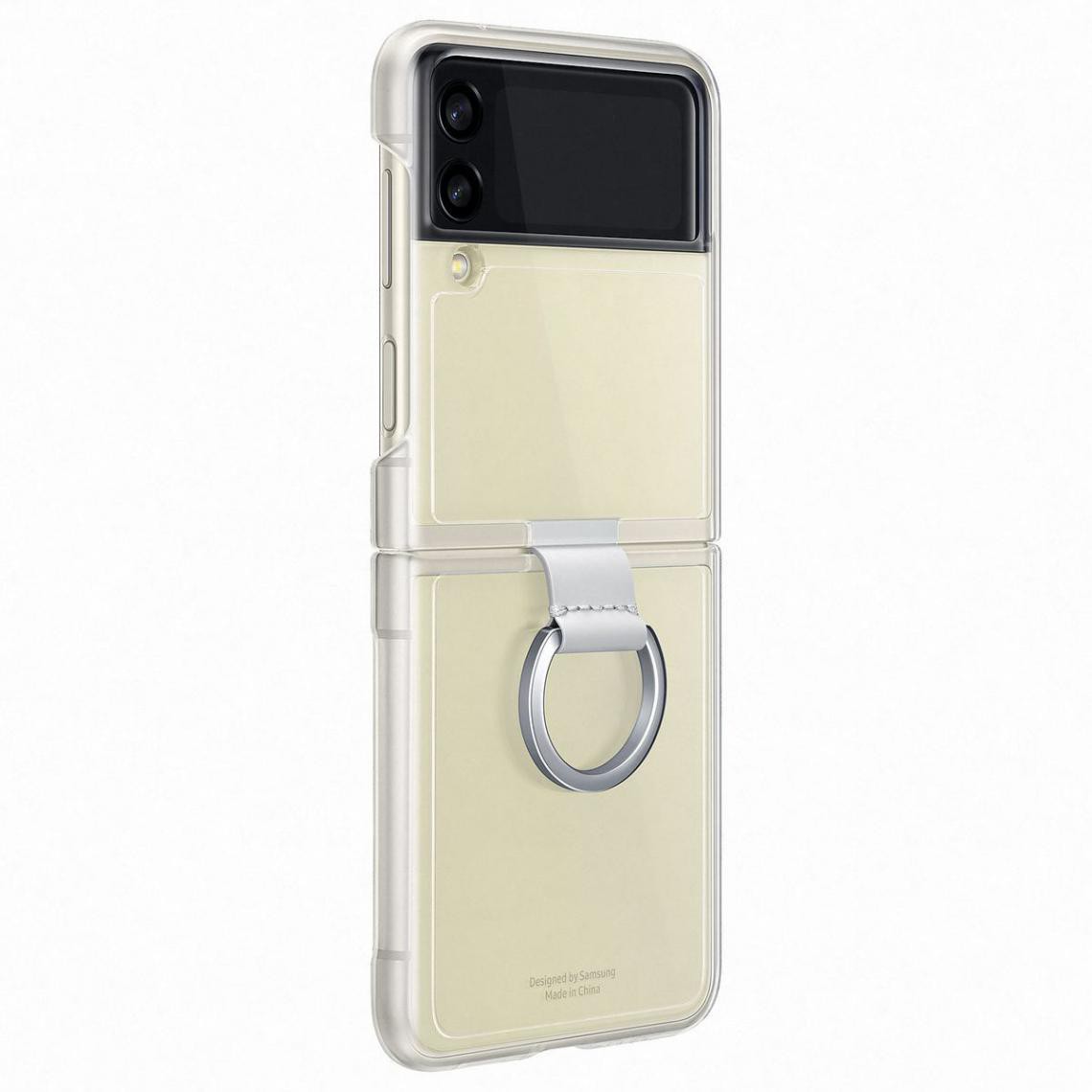 Samsung - Coque avec anneau G Z FLIP3 - Transparent - Coque, étui smartphone