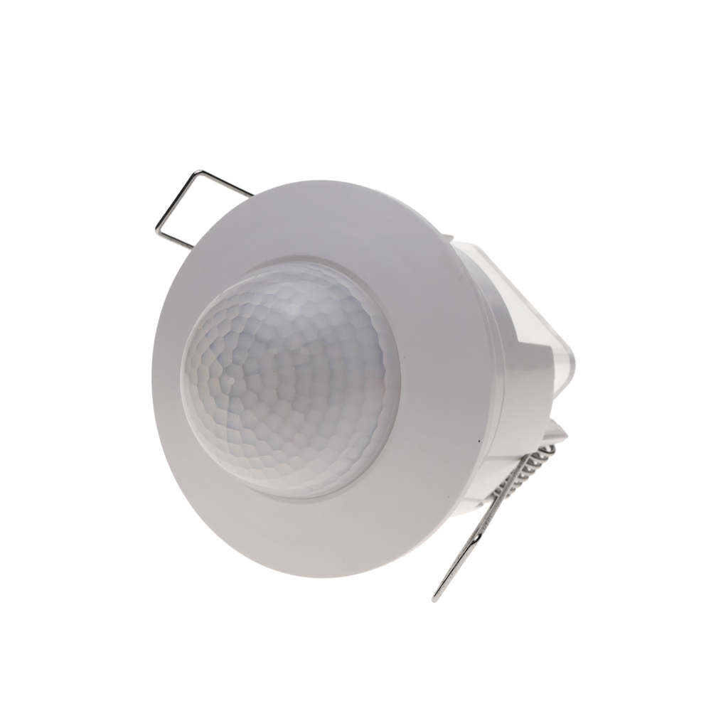 Bematik - Détecteur de mouvement à infrarouge avec plafond encastré blanc - Effets à LED