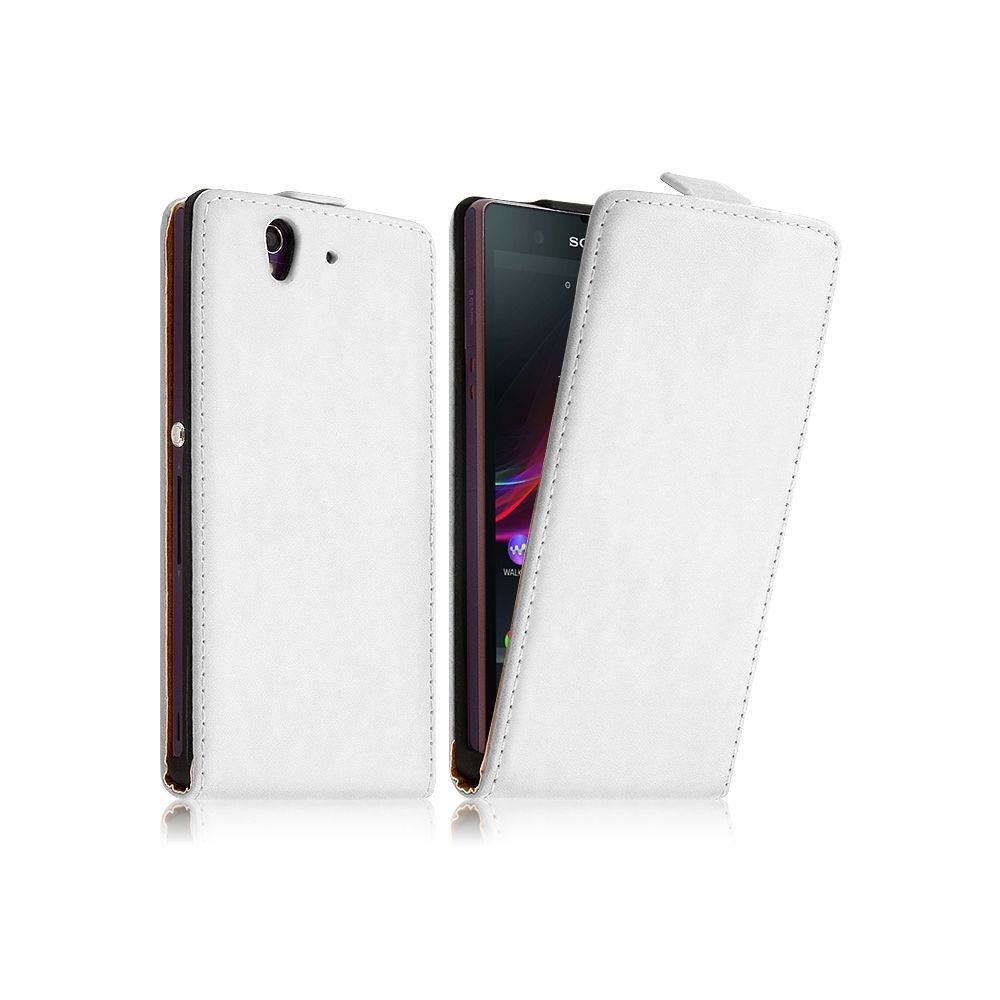 Karylax - Housse Coque Etui pour Sony Xperia Z Couleur Blanc - Autres accessoires smartphone