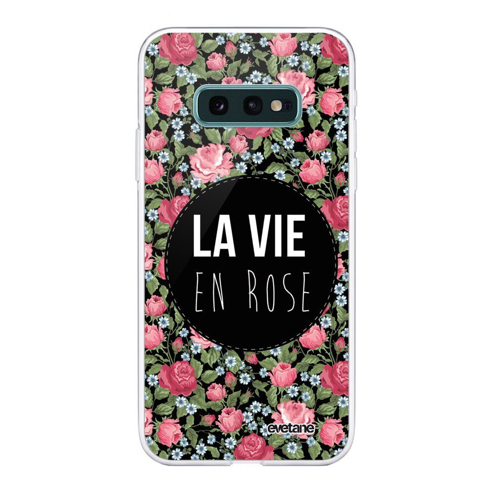 Evetane - Coque Samsung Galaxy S10e souple transparente La Vie en Rose Motif Ecriture Tendance Evetane. - Coque, étui smartphone