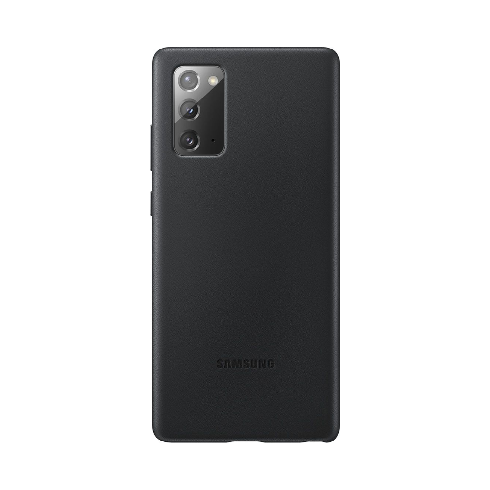 Samsung - Coque en cuir pour Galaxy Note20 - Noir - Coque, étui smartphone