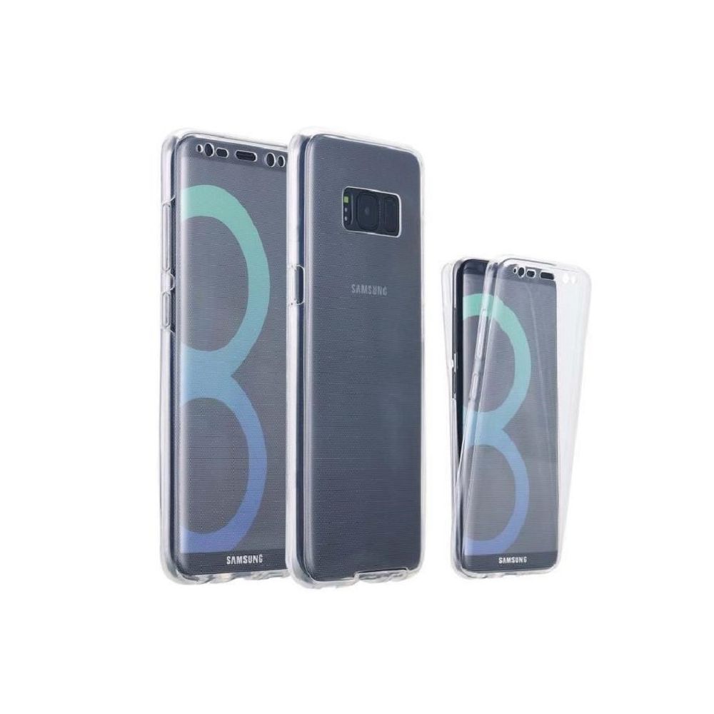 marque generique - Intégrale Coque Silicone Avant Arrière Incassable Doux Samsung Galaxy S8 Plus - Coque, étui smartphone