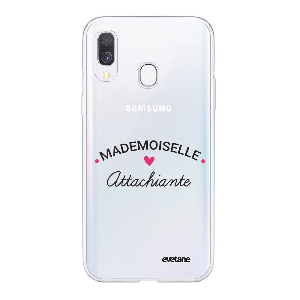 Evetane - Coque Samsung Galaxy A40 360 intégrale transparente Mademoiselle Attachiante Ecriture Tendance Design Evetane. - Coque, étui smartphone