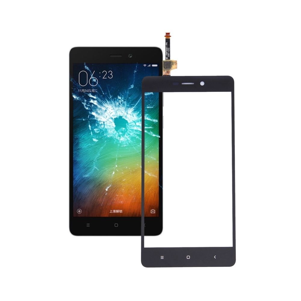 Wewoo - Pièce détachée pour Xiaomi Redmi 3 noir / 3s écran tactile (seul sans le LCD) Digitizer Assemblée - Autres accessoires smartphone