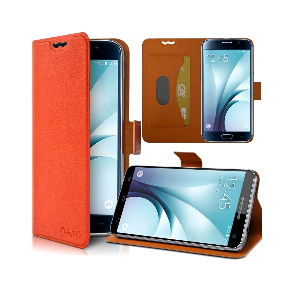 Karylax - Etui Support 360 degrés Universel M Orange pour LG K4 - Autres accessoires smartphone