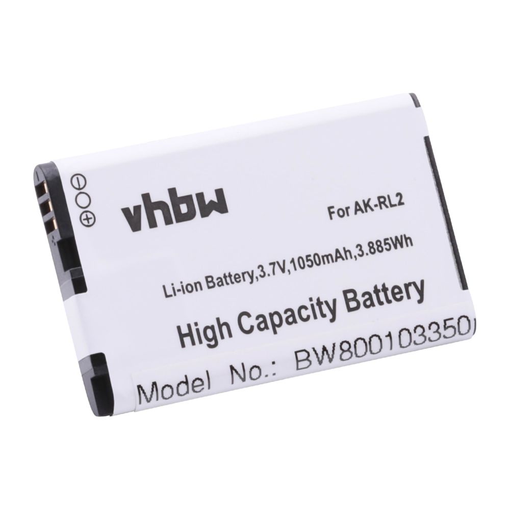 Vhbw - vhbw Li-Ion batterie 1050mAh (3.7V) pour téléphone pour sénior, portable Emporia V20M, V20MB, V20MC, V20ME, VF4 comme AK-RL2. - Batterie téléphone