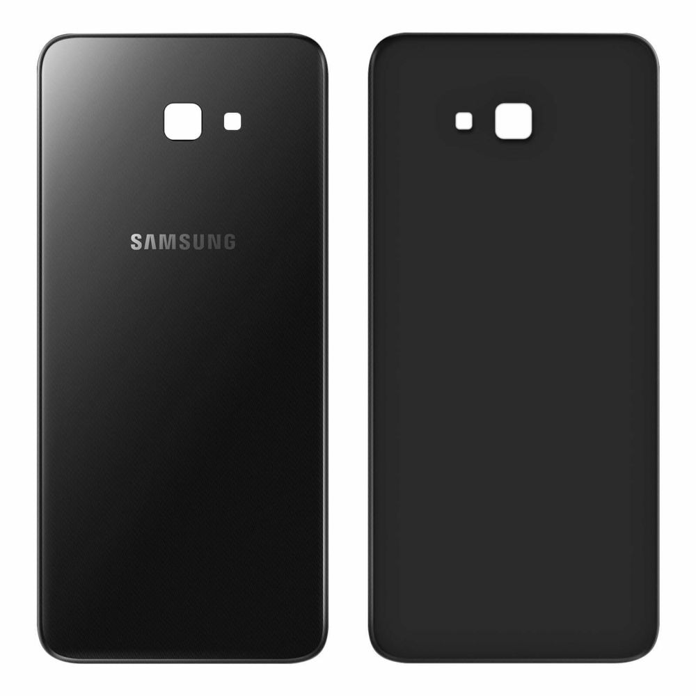 Avizar - Cache batterie Samsung Galaxy J4 Plus Façade arrière de remplacement noir - Autres accessoires smartphone