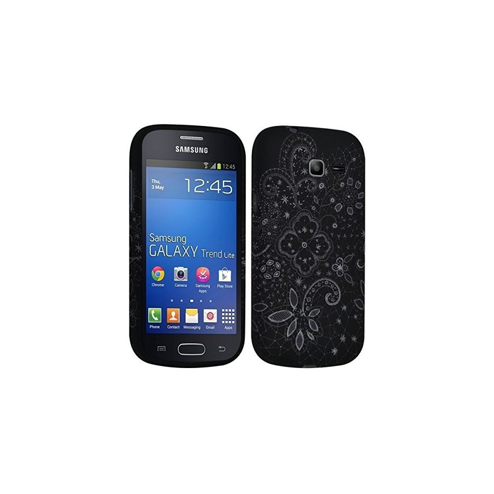 Karylax - Housse Etui Coque Semi Rigide pour Samsung Galaxy Trend Lite ( s7390) avec motif LM11 + Film de Protection - Autres accessoires smartphone