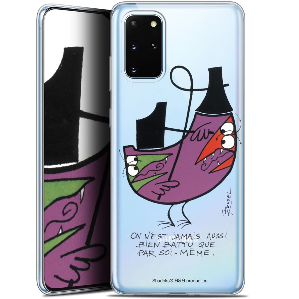 Caseink - Coque Pour Samsung S20+ (6.7 ) [Gel HD Collection Les Shadoks ? Design Soi-Même - Souple - Ultra Fin - Imprimé en France] - Coque, étui smartphone