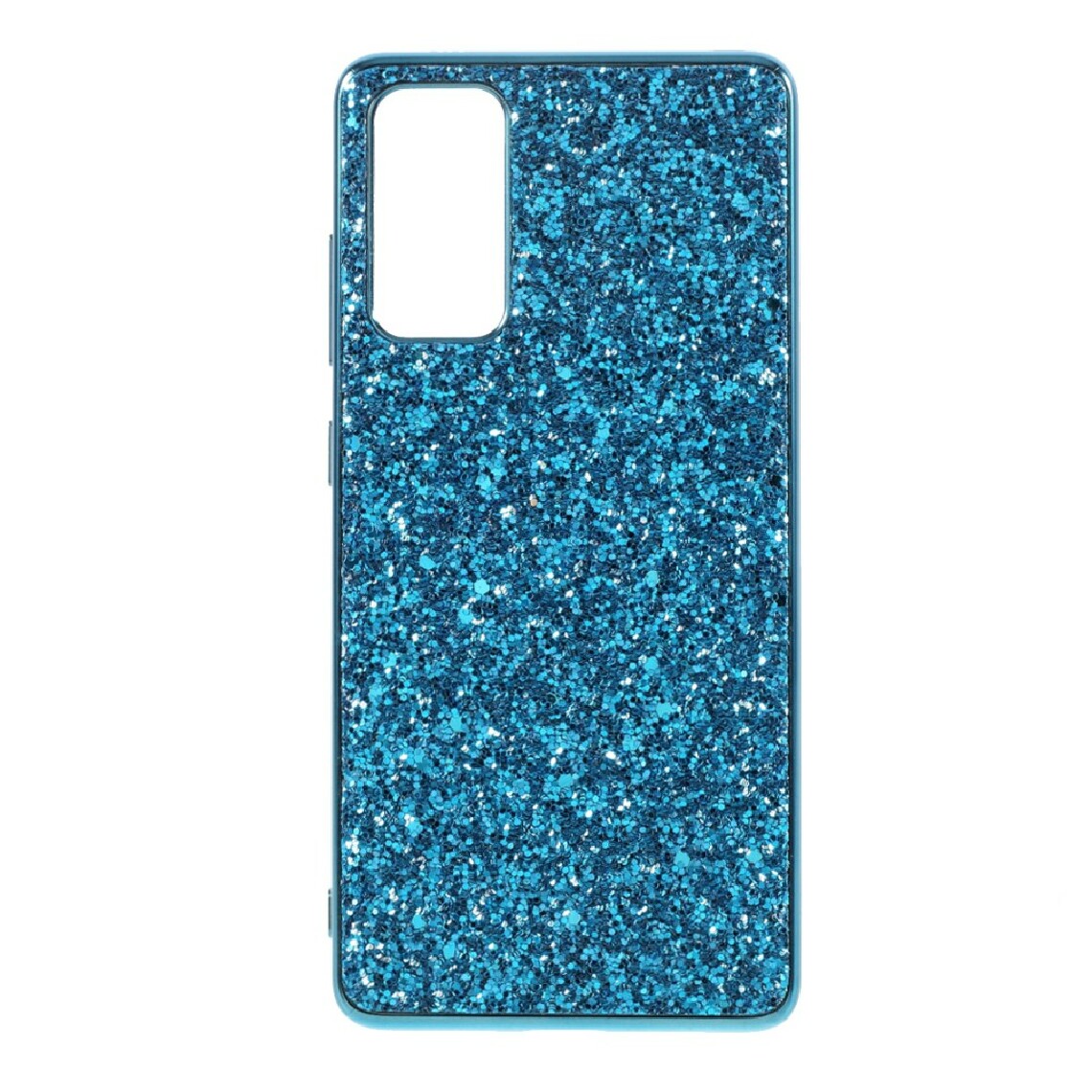 Other - Coque en TPU cadre de conception de paillettes scintillantes hybride bleu pour votre Samsung Galaxy S20 FE/S20 FE 5G - Coque, étui smartphone