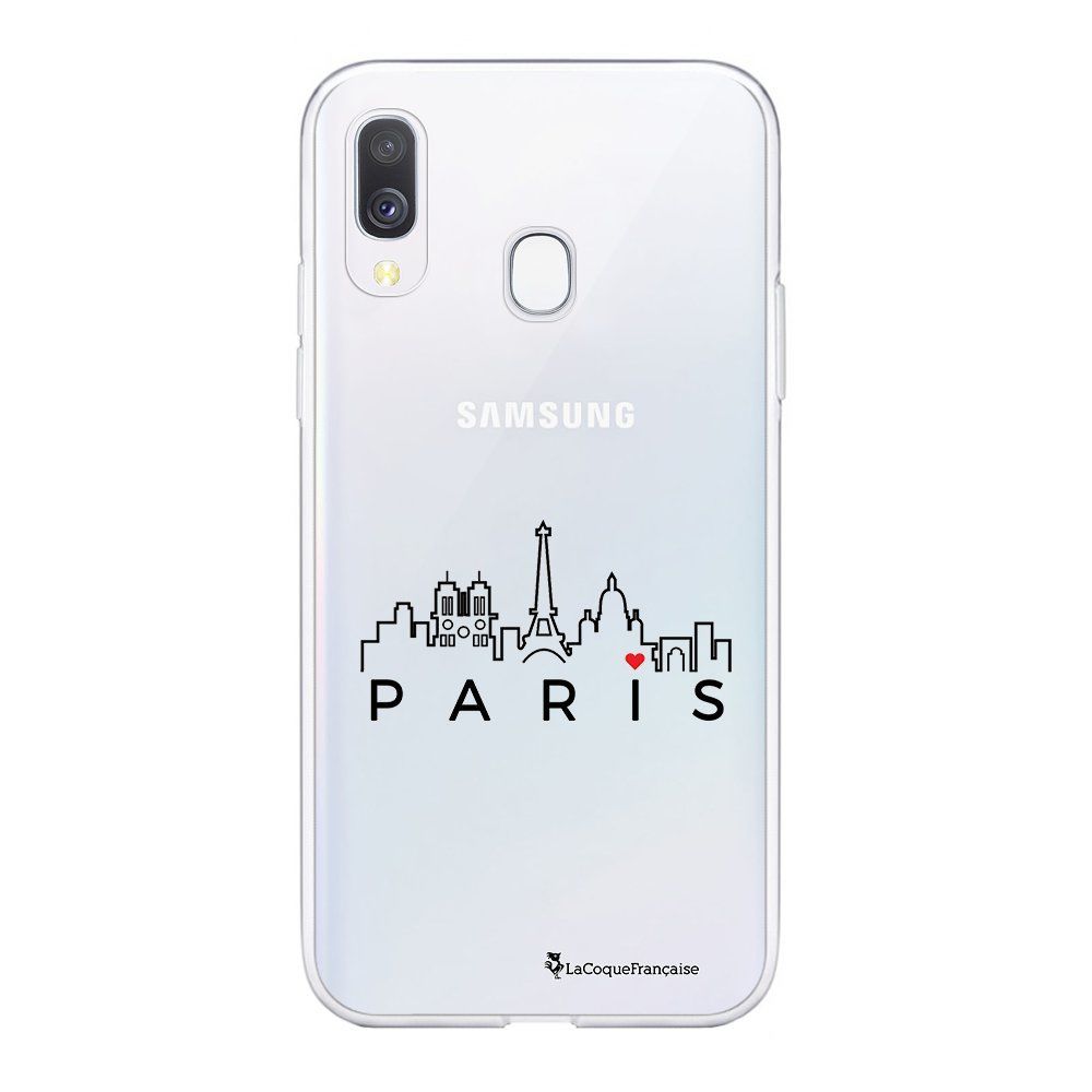 La Coque Francaise - Coque Samsung Galaxy A20e souple transparente Skyline Paris Motif Ecriture Tendance La Coque Francaise - Coque, étui smartphone
