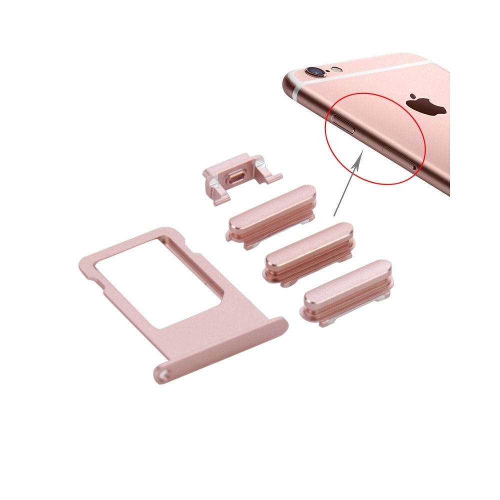 Wewoo - Pour iPhone 6s Plus Rose Or pièce détachée remplacement de la carte - Autres accessoires smartphone