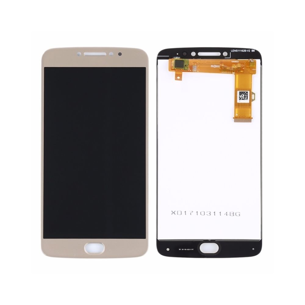 Wewoo - Pour Motorola Moto E4 Plus Ecran LCD + Tactile Doré Pièce détachée - Autres accessoires smartphone