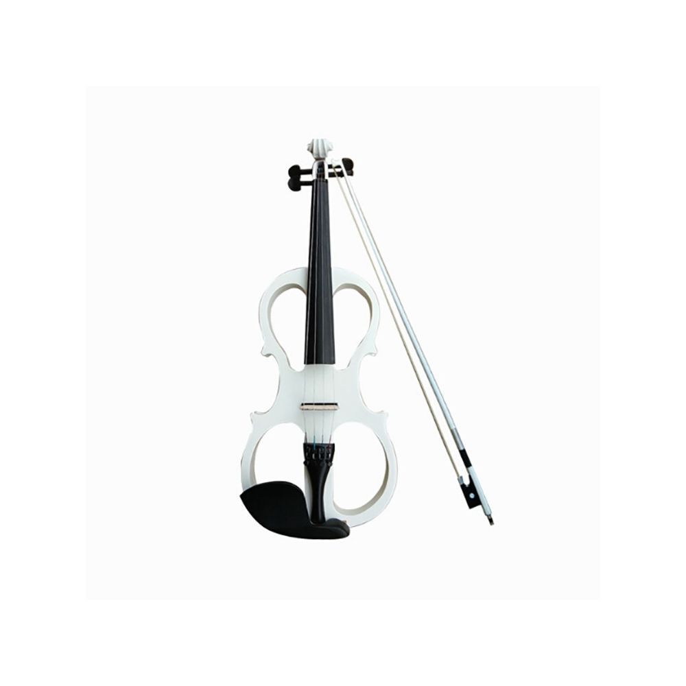 Wewoo - YS030 Violon électronique manuel en bois pour débutants 4/4 avec sac blanc - Accessoires instruments à cordes