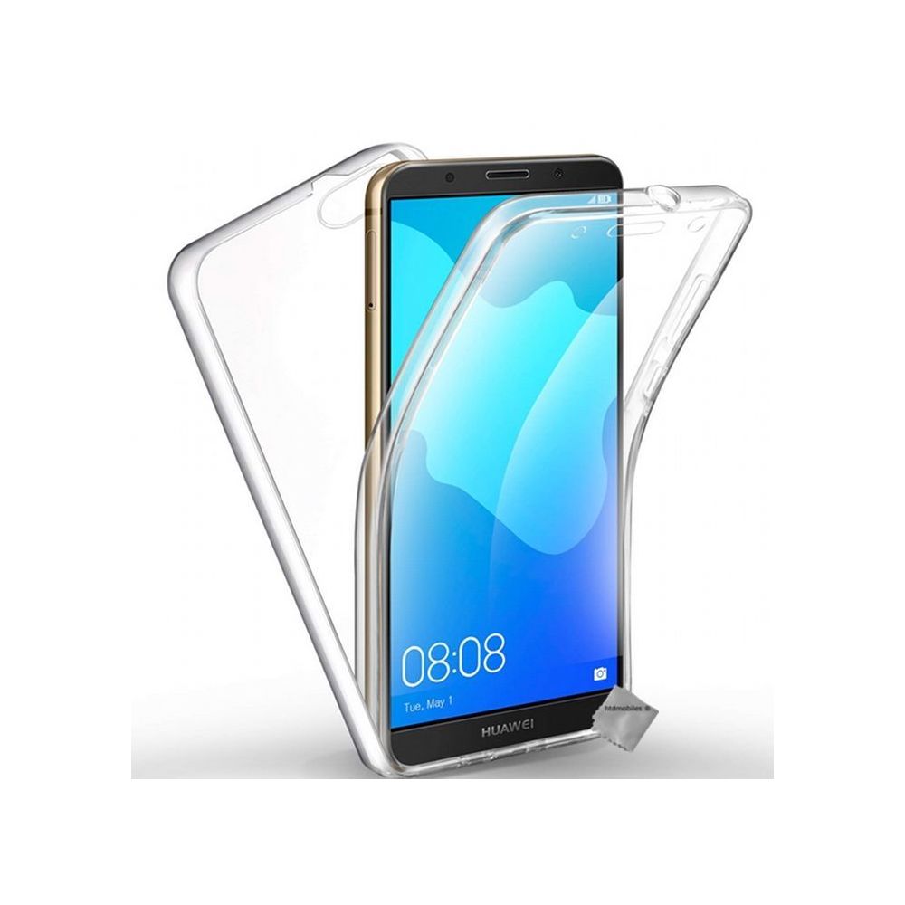 Htdmobiles - Housse etui coque gel 360 integrale Huawei Honor 7S + film ecran - TRANSPARENT - Autres accessoires smartphone