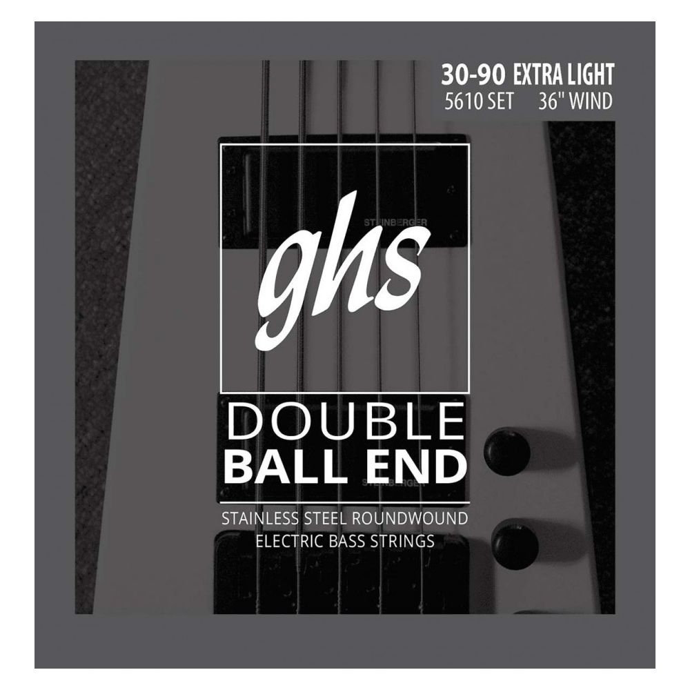 Ghs - GHS 5610 - Jeu de cordes Basse double boule - Extra Light 30-90 - Accessoires instruments à cordes