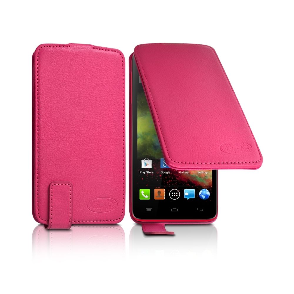 Karylax - Housse Etui Clapet Couleur rose fushia Universel S pour Wiko Highway Star - Autres accessoires smartphone
