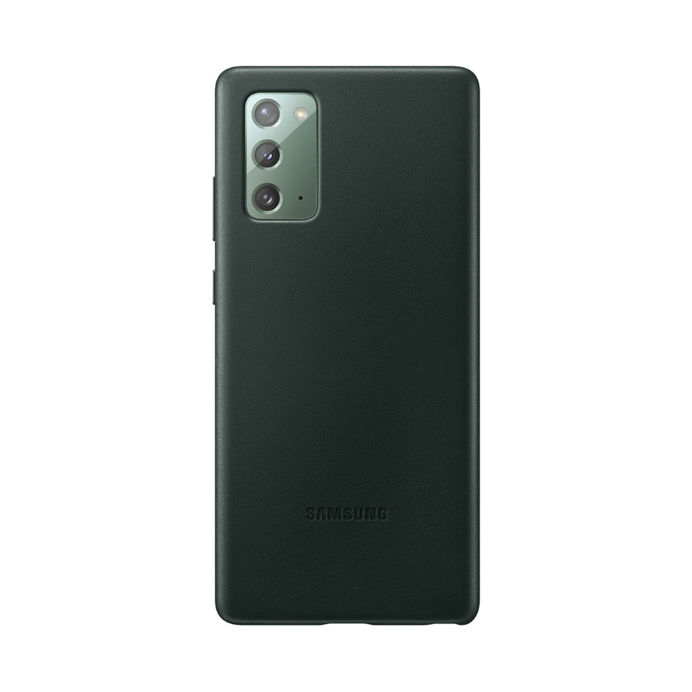 Samsung - Coque en cuir pour Galaxy Note 20 - Mystic Green - Coque, étui smartphone