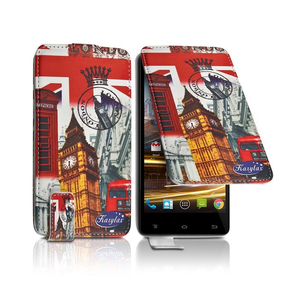 Karylax - Housse Etui Clapet à Motif ZA03 Universel L pour Yezz Andy 6q - Autres accessoires smartphone