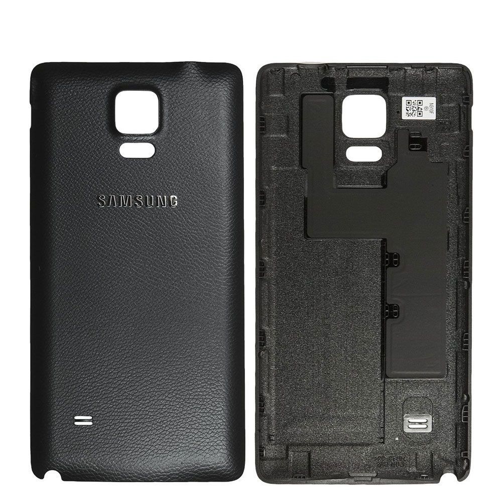 Samsung - Couvercle batterie pour Samsung Note 4-Noir - Coque, étui smartphone
