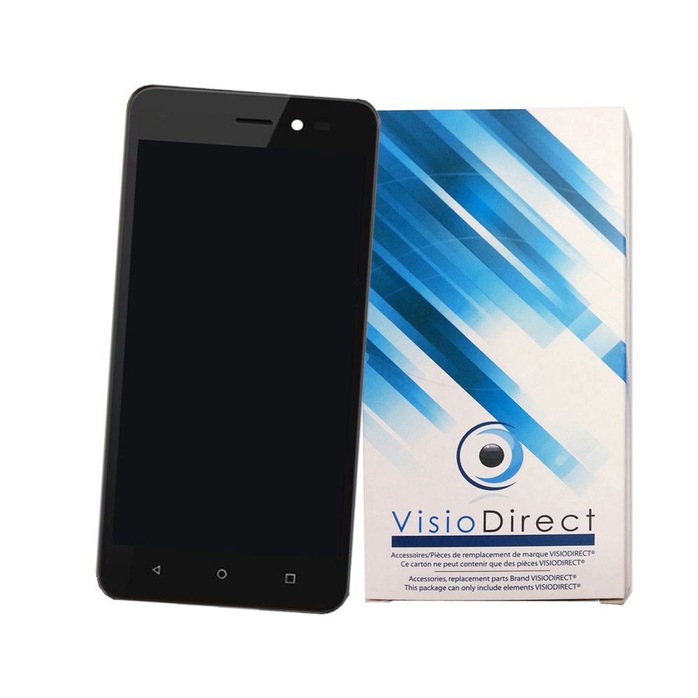 Visiodirect - Ecran complet pour WIKO Sunny 3 5"" Anthracite Ecran LCD + vitre tactile Téléphone portable - Autres accessoires smartphone