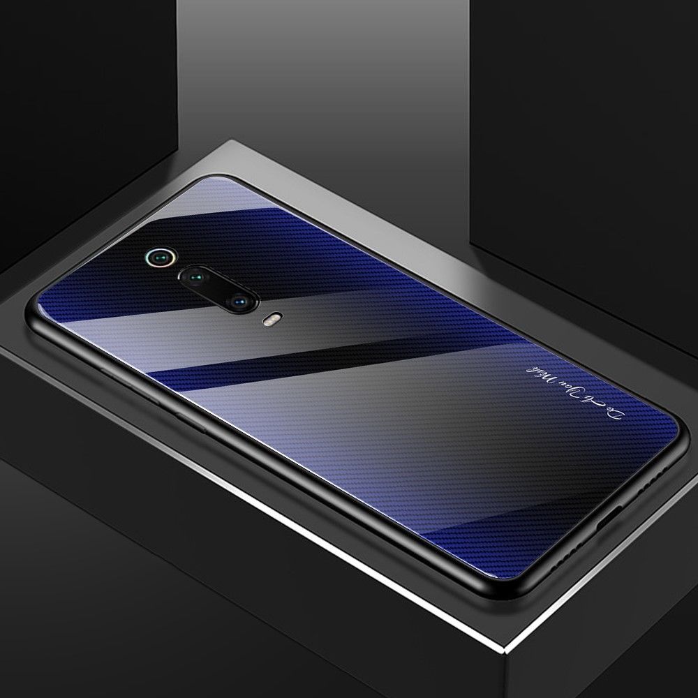 marque generique - Coque en TPU bord dégradé souple bleu foncé pour votre Xiaomi Redmi K20/Mi 9T/K20 Pro/Mi 9T Pro - Coque, étui smartphone