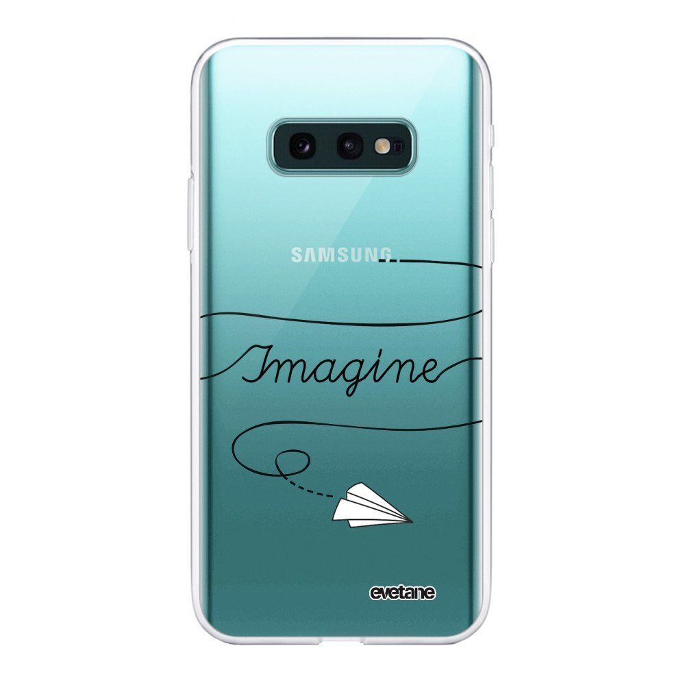 Evetane - Coque Samsung Galaxy S10e souple transparente Imagine Motif Ecriture Tendance Evetane. - Coque, étui smartphone
