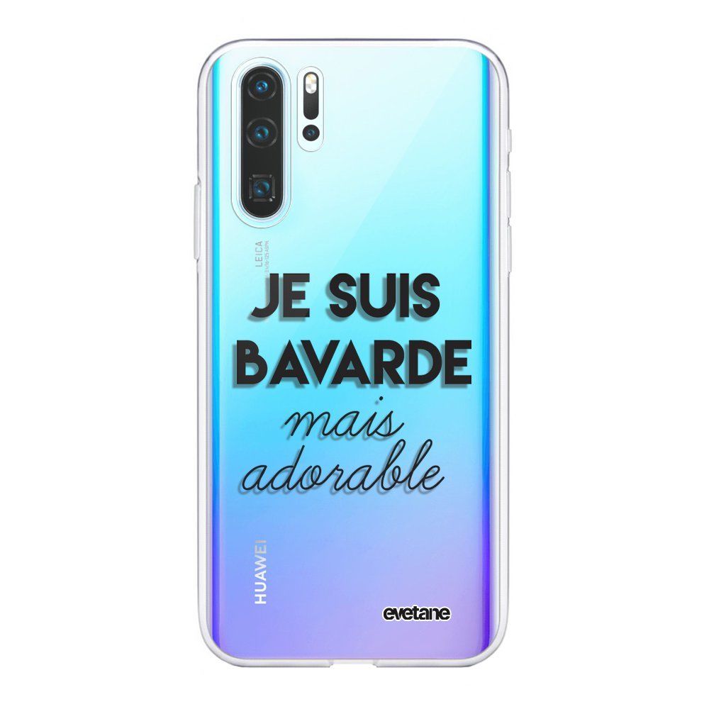 Evetane - Coque Huawei P30 Pro souple transparente Bavarde Mais Adorable Motif Ecriture Tendance Evetane. - Coque, étui smartphone