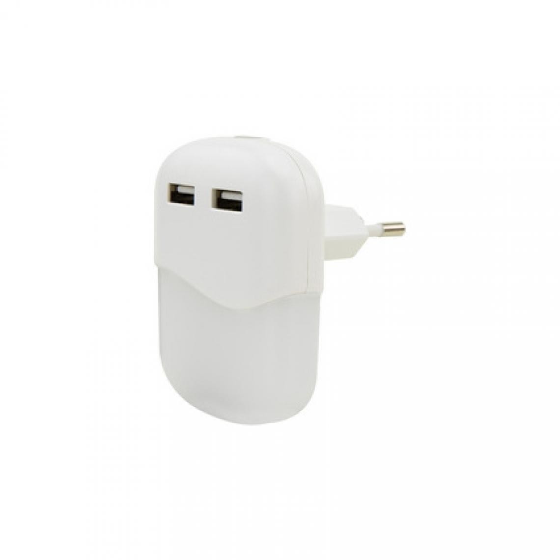 Ansmann - ANSMANN Lampe d'orientation à LED NL15AC, 2x port USB, blanc () - Effets à LED