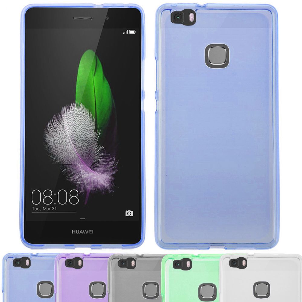 marque generique - Huawei P9 Lite Housse Etui Housse Coque de protection Silicone TPU Gel Jelly - Bleu - Autres accessoires smartphone