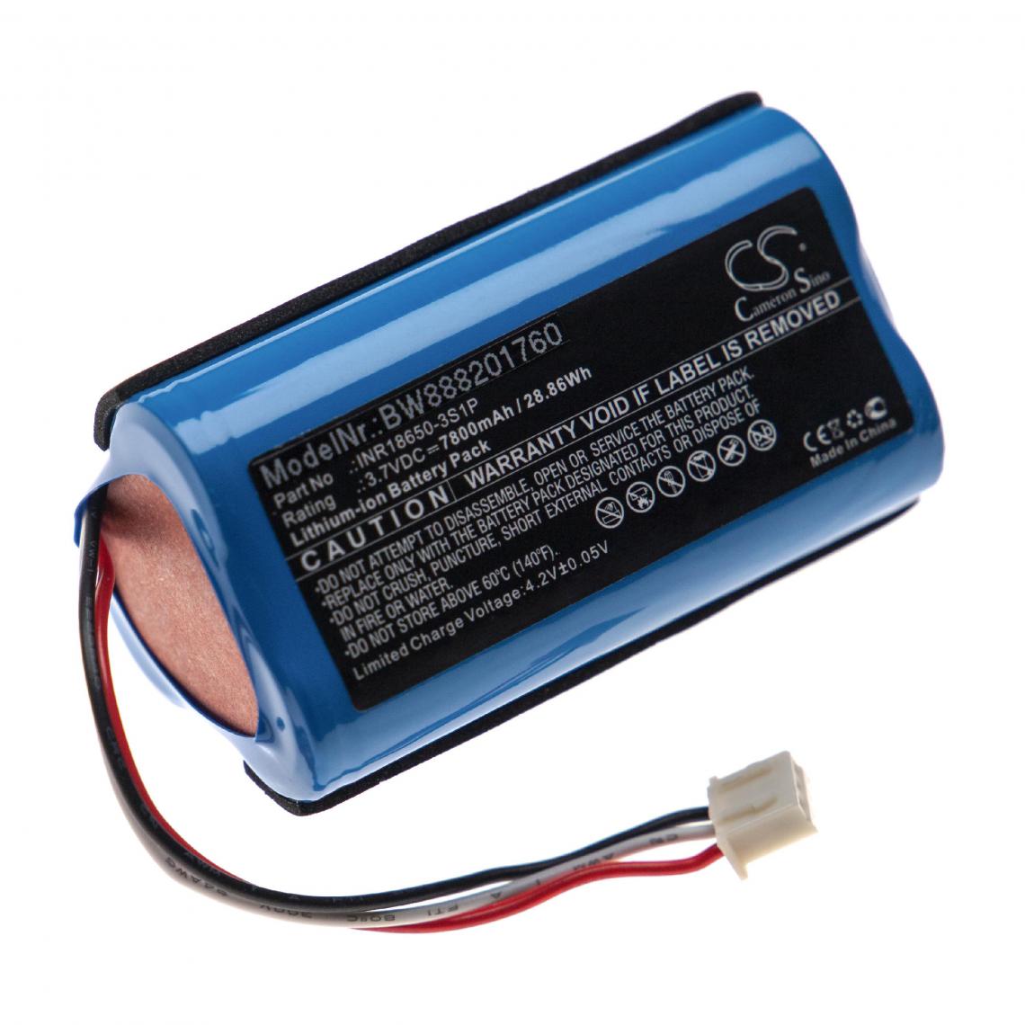 Vhbw - vhbw batterie compatible avec Altec Lansing IMW789, IMW789-BLG, LifeJacket, LifeJacket XL haut-parleurs, enceintes (7800mAh, 3,7V, Li-ion) - Batteries électroniques