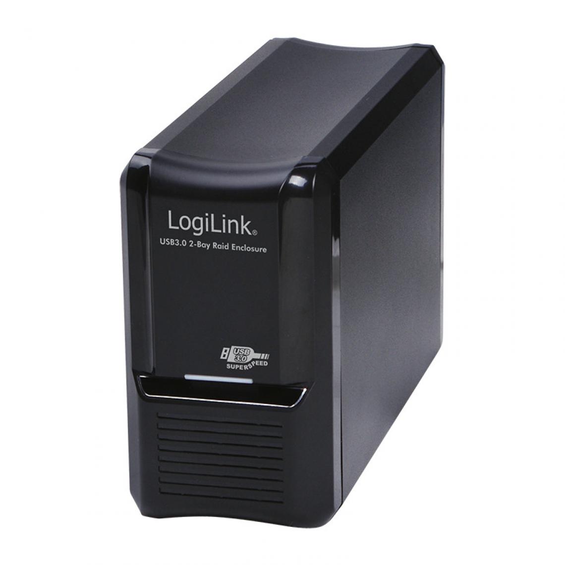 Logilink - LogiLink Boîtier externe RAID, pour 2 disques durs 3,5' SATA () - Flights, racks, housses
