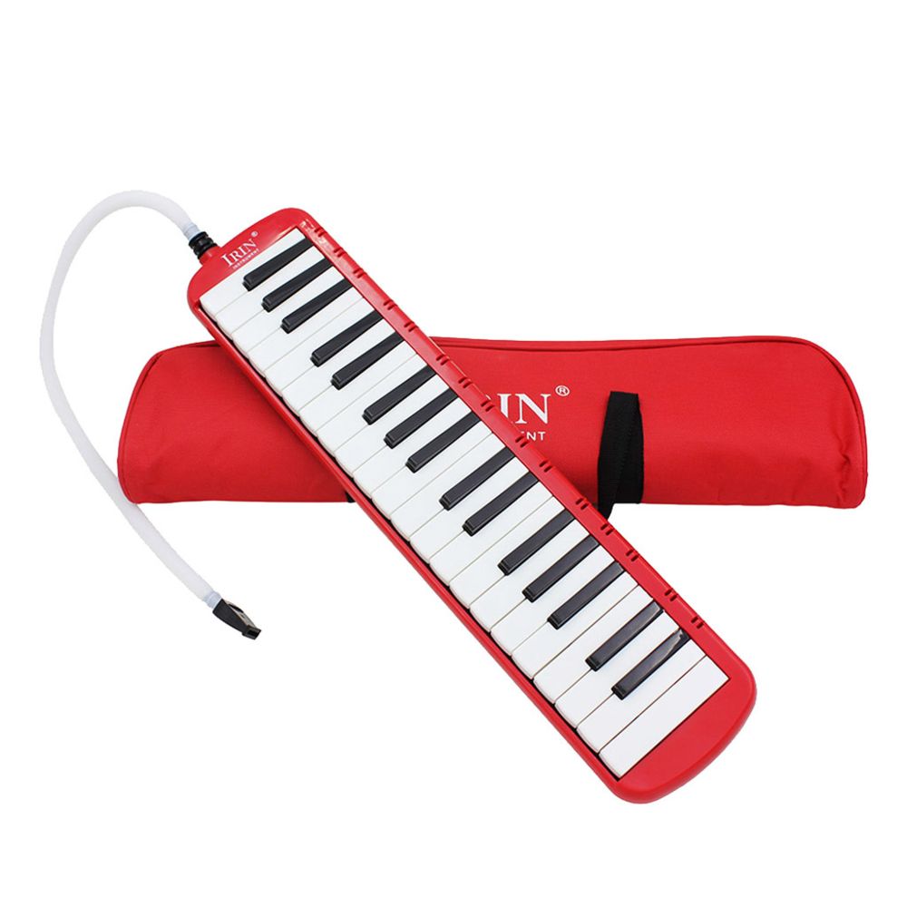 marque generique - 37 Instrument De Musique Melodica Key Avec Carry Bag Red - Accessoires instruments à vent