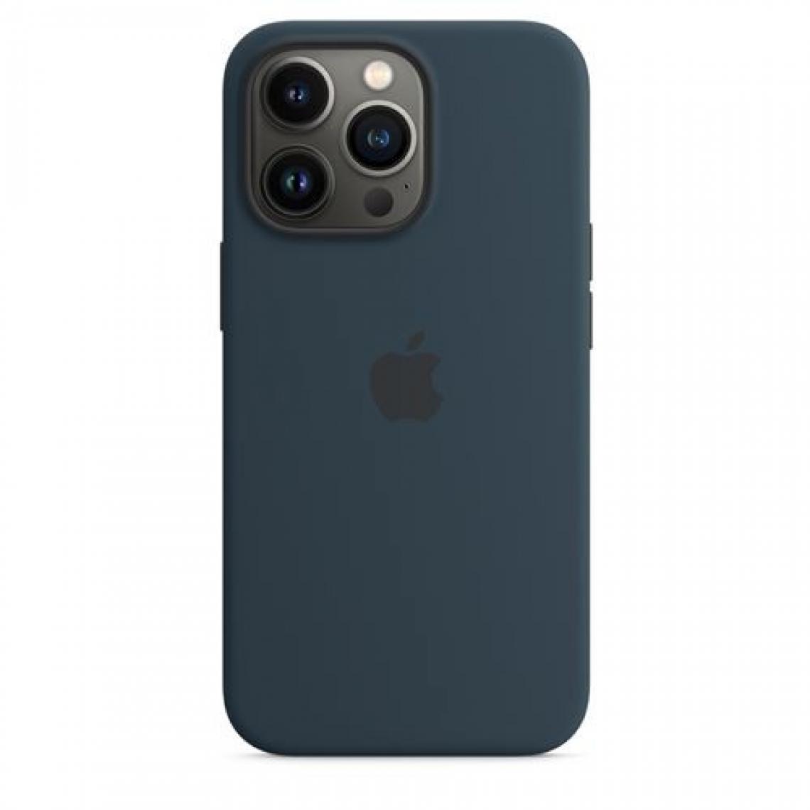 Apple - Coque iPhone Coque Silicone MagSafe iPhone13 Pro - Abys Blue - Coque, étui smartphone