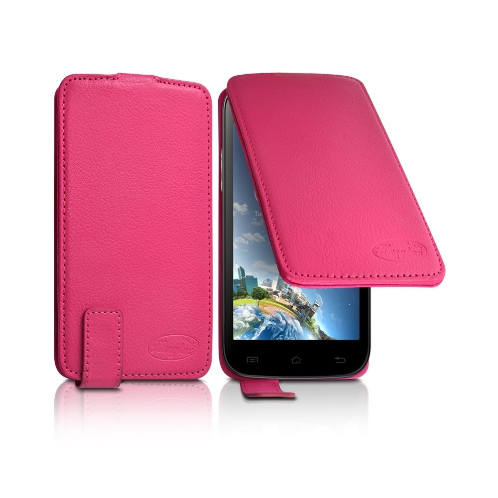 Karylax - Housse Etui Clapet Couleur rose fushia Universel S pour Acer Liquid E3 - Autres accessoires smartphone