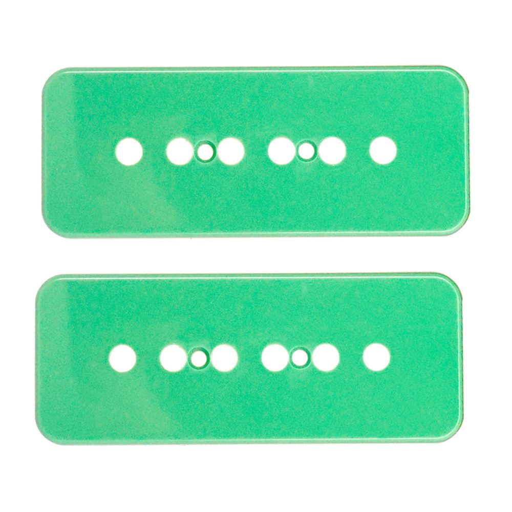 marque generique - Couverture de guitare en plastique p90 soapbar pickup couverture pour lp sg parties de guitare vert - Accessoires instruments à cordes