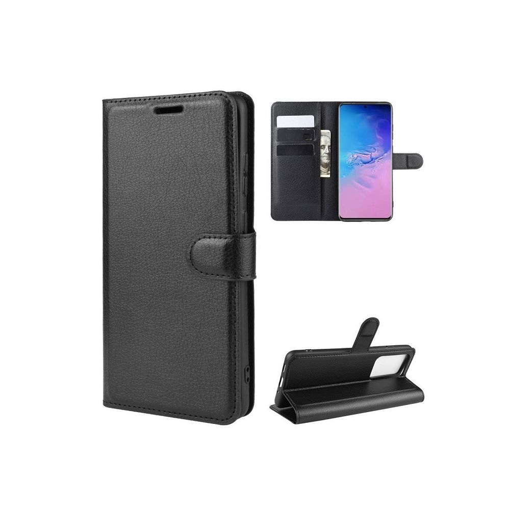 marque generique - Housse Etui Coque Portefeuille Protection Noir pour Samsung Galaxy S20 - Coque, étui smartphone