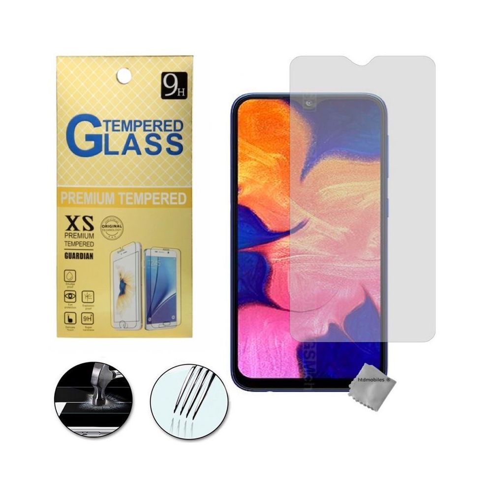 Htdmobiles - Film de protection vitre verre trempe transparent pour Samsung Galaxy A10 - Protection écran smartphone