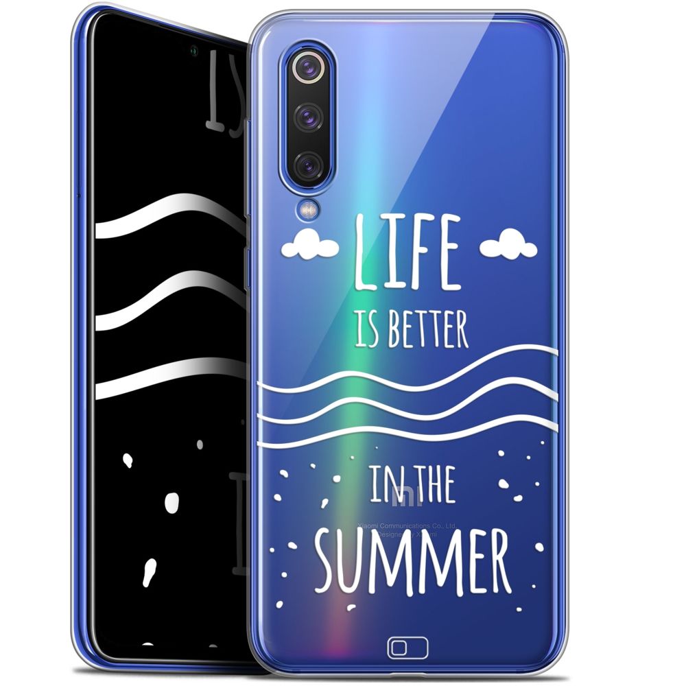 Caseink - Coque Pour Xiaomi Mi 9 SE (5.97 ) [Gel HD Collection Summer Design Life's Better - Souple - Ultra Fin - Imprimé en France] - Coque, étui smartphone