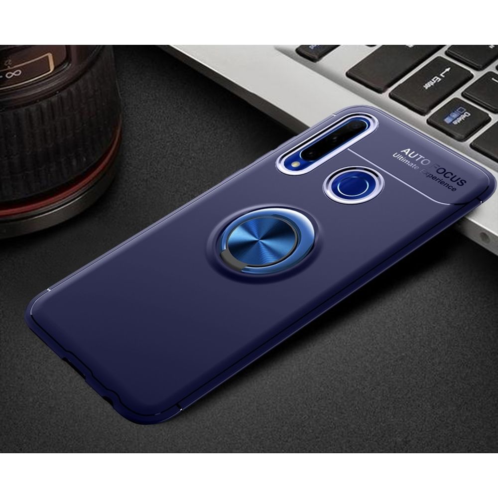 Wewoo - Coque TPU antichoc pour Huawei Honor 10i / 20i / Enjoy 9Savec support invisible bleu + - Coque, étui smartphone