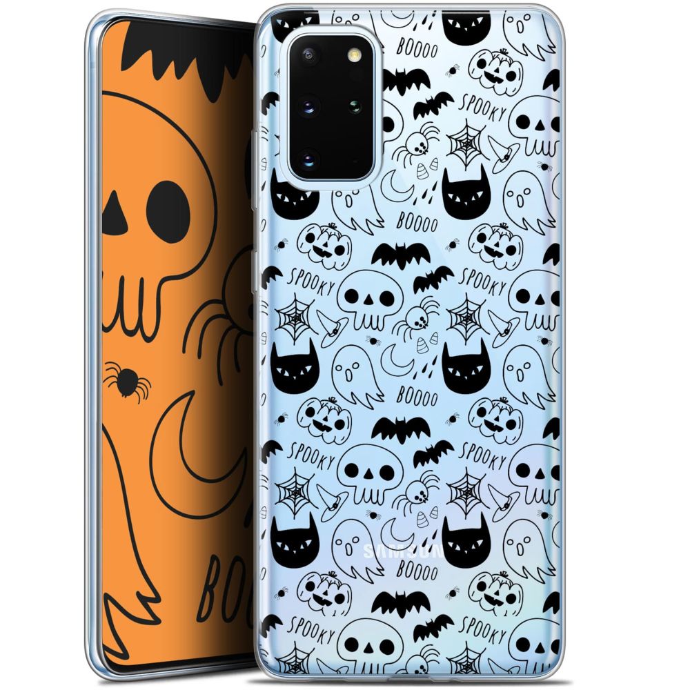 Caseink - Coque Pour Samsung S20+ (6.7 ) [Gel HD Collection Halloween Design Spooky - Souple - Ultra Fin - Imprimé en France] - Coque, étui smartphone