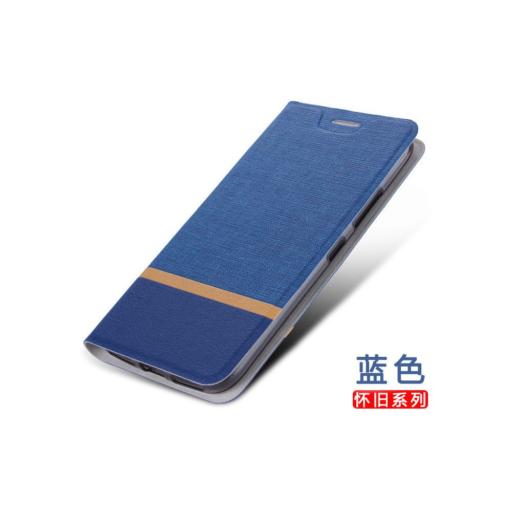 marque generique - Etui Coque de protection en PU folio pour Redmi 5 Plus Bleu - Autres accessoires smartphone